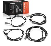 Frankberg ABS Speed Sensor Compatible with ExpertScudo 2007-2016Dispatch 2006-2016 ABS Sensor Front and Rear Set of 4 Replace# 1499936080