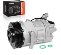 Frankberg AC Compressor with Clutch Compatible with M.e.g.a.n.e III Grandtour KZ0/1 M.e.g.a.n.e III Hatchback B3 BZ0/1 Scénic III JZ0/1 Replace# 8200956574, oil pre-filled