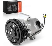 Frankberg AC Compressor with Clutch Petrol Compatible with Fortwo Cabrio 451 Fortwo Coupe 451 Replace# 1322300011, oil pre-filled