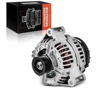 Frankberg Alternator with V-ribbed belt pulley 12V 120A Compatible with C-Class W202 C240 C280 2.4L 2.8L 1997-2000 E-Class W210 E240-E320 2.4L-3.2L 1996-2002 Generator CLK Replace# 0111542702