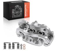 Frankberg Brake Caliper Disc Brake Front Right with Bracket (hole spacing 125mm) Compatible with Pajero II L200 L 400 Delica/Space Gear Replace# MB858405