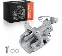 Frankberg Brake Caliper Disc Brake Rear Left Cast Aluminium with Bracket (hole spacing 90mm) Compatible with A8 4D2 4D8 4.2L 2000-2002 Replace# 4D0615423E
