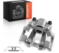 Frankberg Brake Caliper Disc Brake Rear Left with Bracket (hole spacing 76, 2mm) Compatible with 1 Series F20 2 F23 F34 3 Series F30 F35 F80 3 Series F30 F80 4 F33 F83 Replace# 34216850857