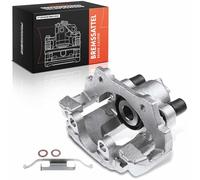Frankberg Brake Caliper Disc Brake Rear Left with Bracket (hole spacing 76, 2mm) Compatible with 3 Series E46 3 Series Cabriolet E46 3 Series Coupe E46 Replace# 34211165033