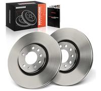 Frankberg Brake Disc Set incl. 2x Discs Front Solid Ø308mm Compatible with Adam M13 Meriva B MPV S10 Corsa E X15 Replace# 9194477, 9184405