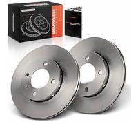 Frankberg Brake Disc Set incl. 2x Discs Front Vented Ø239mm Compatible with L.u.p.o 6E1 6X1 Polo 6N2 APink 6H1 Polo 6N1 Replace# 6N0615301C,6N0615301F