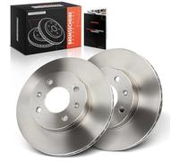 Frankberg Brake Disc Set incl. 2x Discs Front Vented Ø241mm Compatible with i10 BA IA i10 PA Picanto TA Picanto SA i10 Replace# 5171207500,517120X500