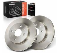 Frankberg Brake Disc Set incl. 2x Discs Front Vented Ø246mm Compatible with Justy IV Cuore VII L275 L276 L285 Replace# 43512B1110,4351297402000