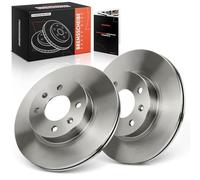 Frankberg Brake Disc Set incl. 2x Discs Front Vented Ø252mm Compatible with i10 BA IA Picanto TA SA i10 PA i10 Saloon Replace# 51712B9000