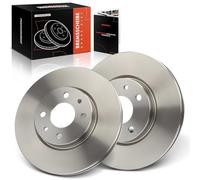 Frankberg Brake Disc Set incl. 2x Discs Front Vented Ø257mm Compatible with 500 312 Idea 350 Dedra SW 835 mito 955 Bravo II 198 Replace# 46401356