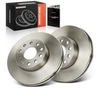 Frankberg Brake Disc Set incl. 2x Discs Front Vented Ø276mm Compatible with O.c.t.a.v.i.a III Estate 5E5 5E6 K.a.r.o.q ND7 NU7 A3 Replace# 5Q0615301E,5Q0615301A