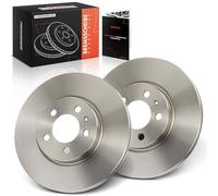 Frankberg Brake Disc Set incl. 2x Discs Front Vented Ø276mm Compatible with Polo AE1 AW1 BZ1 Arona KJ7 KJP Ibiza V KJ1 KJG TCROS.S C11 Replace# 2Q0615301H