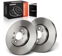 Frankberg Brake Disc Set incl. 2x Discs Front Vented Ø280mm Compatible with C.a.p.t.u.r I H5 J5 Dokker MPV KE LodG.Y JS Replace# 8671005975,7701207829