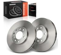 Frankberg Brake Disc Set incl. 2x Discs Front Vented Ø280mm Compatible with Zafira A MPV T98 Astra G CC T98 Zafira/Zafira Family B A05 Replace# 93197592