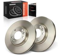 Frankberg Brake Disc Set incl. 2x Discs Front Vented Ø283mm Compatible with 508 SW I 8E 407 SW 6D 6E 407 6D 508 I 8D 607 9D 9U Replace# 9675223380,1669577380