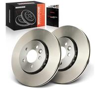 Frankberg Brake Disc Set incl. 2x Discs Front Vented Ø284mm Compatible with 75 RJ 75 Tourer RJ M.G ZT- T M.G ZT M.G 6 Saloon Replace# SDB000880