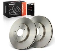Frankberg Brake Disc Set incl. 2x Discs Front Vented Ø296mm Compatible with Antara L07 Captiva C100 C140 Captiva Sport Captiva Van C100 Replace# 20955857