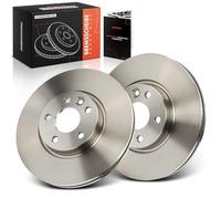 Frankberg Brake Disc Set incl. 2x Discs Front Vented Ø300mm Compatible with Galaxy WA6 S-Max WA6 V60 I 155 V70 III 135 Replace# 6G912C375FB