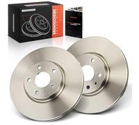 Frankberg Brake Disc Set incl. 2x Discs Front Vented Ø300mm Compatible with Mondeo V Turnier CF Mondeo V Hatchback CE Mondeo V CD Replace# 5202199