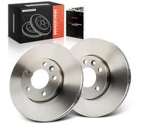 Frankberg Brake Disc Set incl. 2x Discs Front Vented Ø308mm Compatible with M.u.l.t.i.v.a.n VI SGF SGM SGN SHM SHN Replace# 7H0615301D,JZW615301E