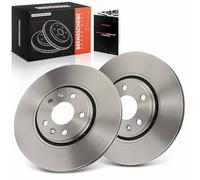 Frankberg Brake Disc Set incl. 2x Discs Front Vented Ø320mm Compatible with Scénic IV J9 Laguna III Grandtour KT0/1 Espace V JR Replace# 402064155R