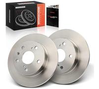 Frankberg Brake Disc Set incl. 2x Discs Rear Solid Ø259mm Compatible with Swift IV FZ NZ Vitara LY SX4 S-Cross JY Replace# 5561161M00