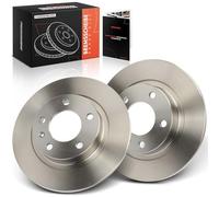 Frankberg Brake Disc Set incl. 2x Discs Rear Solid Ø264mm Compatible with Adam M13 Corsa E X15 Corsa D S07 Replace# 93190227, 569418