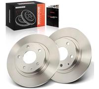 Frankberg Brake Disc Set incl. 2x Discs Rear Solid Ø278mm Compatible with 6 Estate GJ GL 6 Saloon GJ GL Replace# GHT226251