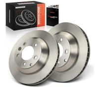 Frankberg Brake Disc Set incl. 2x Discs Rear Vented Ø330mm Compatible with T.o.u.a.r.e.g 7P5 7P6 C.a.y.e.n.n.e 92A T.o.u.a.r.e.g Replace# 7L8615601G,7L6615601J