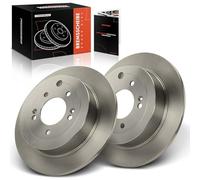 Frankberg Brake Discs Brake Disc Set Rear Axle full Solid Compatible with Tucson TL TLE 1.6L-2.0L 2015-2020 Sportage QL QLE 1.6L-2.4L 2015-2022 Replace# 58411D7000