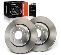 Frankberg Brake Kit Brake Disc Brake Pad Rear Axle Left Right Compatible with 3 Series E46 325 330 2.5L-3.0L 1999-2005 3 Series Cabriolet E46 330 3.0L 2000-2007 Replace# 34201166073