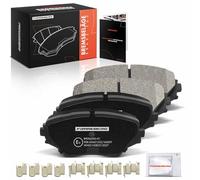 Frankberg Brake Kit Brake Disc Pad Front Compatible with R.A.V 4 II A2 1.8L 2.0L 2000-2005 R.A.V 4 II A2 brake pads Replace# 0446542071