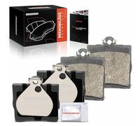 Frankberg Brake Kit Brake Disc Pad Rear Axle Compatible with C-Class W203 C180 C200 C220 1.8L-2.2L 2000-2007 E-Class W210 E200-E300 2.0L-3.0L 1995-2002 Replace# A0044201720
