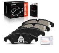 Frankberg Brake Kit Disc Pad Included Wear Warning Contact Front Axle Compatible with A4 8K2 B8 1.8L-3.2L 2007-2015 A5 Cabriolet 8F7 1.8L-3.2L 2009-2017 Replace# 8K0698151B