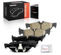 Frankberg Brake Kit Disc Pad without Wear Warning Contact Rear Axle Compatible with 3 Series E90 318-335 2.0L-3.0L 2004-2011 1 Series E81 116-130 1.6L-3.0L 2006-2012 Replace# 34216767150