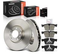 Frankberg Brake Kit incl. 2x Brake Disc + 4x Brake Pad Front Compatible with 308 SW II L4 LC LJ LR LX 308 II L3 LB LH LP LW Spacetourer 3D Replace# 4249A3, 4249K1