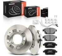 Frankberg Brake Kit incl. 2x Brake Disc + 4x Brake Pad Rear Compatible with Transit Bus FB FC FD FS FZ Transit Tourneo Transit Box FA Replace# 1451161