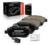 Frankberg Brake Pad Brake Pad Set Front Compatible with Doblo Cargo 263 1.2L-2.0L 2010-2023 Grande Punto 199 1.2L-1.9L 2005-2011 Idea 350 1.2L-1.9L 2005-2012 Replace# 51928528