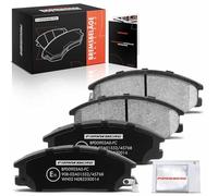 Frankberg Brake Pad Set incl. 4x Brake Pad Front Replace #48130091A0 | Compatible with Hyandai Santa Fé I SM, H-1 A1, Trajet FO, XG, Highway, Ssangyong Rexton W/Rexton, Kyron, Actyon