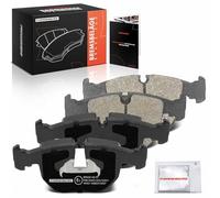 Frankberg Brake Pad Set incl. 4x Pads Front Compatible with 5 Series Touring E39 X5 E53 5 Series E39 7 Series E38 X3 E83 Replace# 34116761252