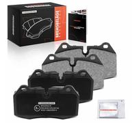 Frankberg Brake Pad Set incl. 4x Pads Front Compatible with 7 Series E38 725tds 728i iL 730i iL 730d 735i iL Replace# 34111162210,34111163921