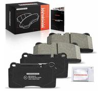 Frankberg Brake Pad Set incl. 4x Pads Front Compatible with A.t.e.c.a KBP KH7 KHP T.o.u.a.r.e.g 7P5 7P6 Formentor KM7 KMP 7L6 7L7 7LA Replace# 7P6698151F