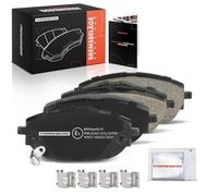 Frankberg Brake Pad Set incl. 4x Pads Front Compatible with A.u.r.i.s Estate E18 A.u.r.i.s E18 C.o.r.o.l.l.a Saloon E18 ZRE1 Replace# 0446502391,0446502390