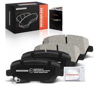 Frankberg Brake Pad Set incl. 4x Pads Front Compatible with Agila (B) H08 Splash EX Swift III EZ MZ Replace# 93196814,93192962