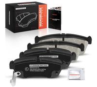 Frankberg Brake Pad Set incl. 4x Pads Front Compatible with Alto GF HA25 HA35 Celerio LF Pixo UA0 Justy IV S.i.r.i.o.n M3 Replace# 55810M68K00,04465B1020000