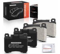 Frankberg Brake Pad Set incl. 4x Pads Front Compatible with CLC-Class CL203 C-Class W203 C-Class T-Model S203 Replace# 0044205120, A0044205120