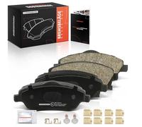 Frankberg Brake Pad Set incl. 4x Pads Front Compatible with Corsa C X01 Meriva X03 Corsa C Box/Hatchback X01 Combo Tour Replace# 9200108,93172261