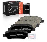 Frankberg Brake Pad Set incl. 4x Pads Front Compatible with Corsa F P2JO 208 I CA CC 2008 I CU 207 WA WC C3 II SC Replace# 3649088, 1611140680