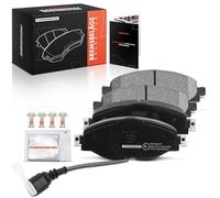 Frankberg Brake Pad Set incl. 4x Pads Front Compatible with D11 T.i.g.u.a.n AD1 AX1 K.a.r.o.q ND7 NU7 Golf VII 5G1 BE1 BE2 BQ1 Replace# 2K5698151E, 2K5698151