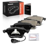 Frankberg Brake Pad Set incl. 4x Pads Front Compatible with Golf VI 5K1 S.c.i.r.o.c.c.o 137 138 TT 8J3 TT R.o.a.d.s.t.e.r 8J9 Replace# 8J0698151F